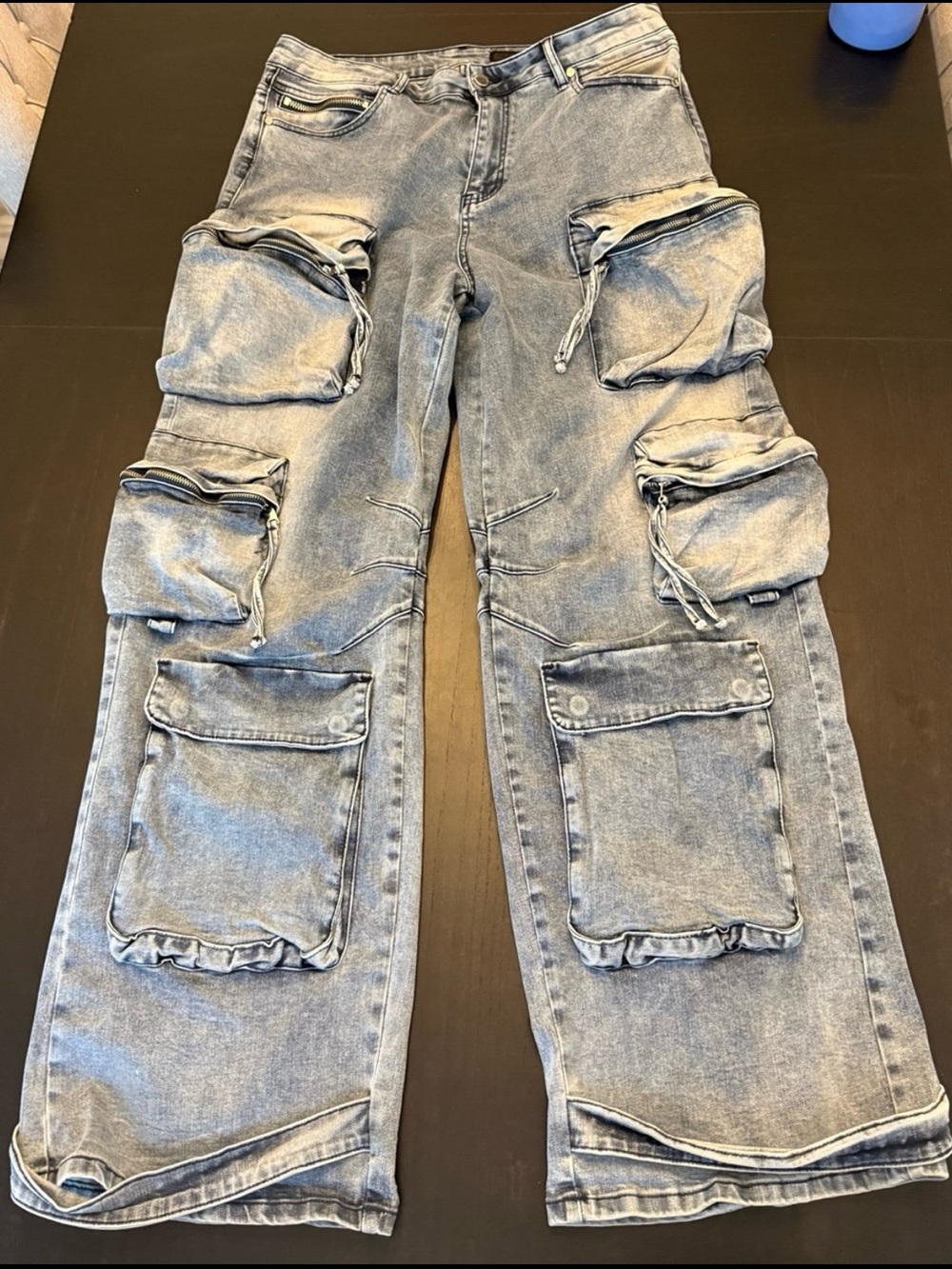 Baggy Denim Cargo Jean - Picture 7 of 11
